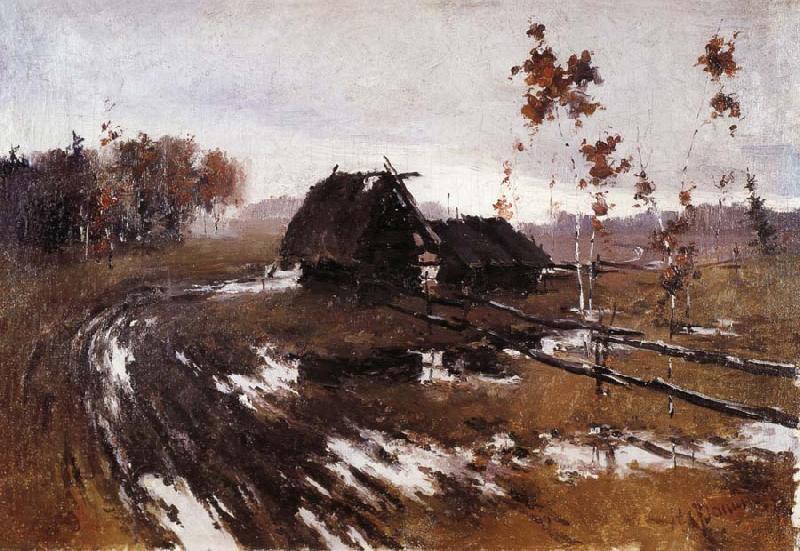 Nikolay Fechin Autumn oil painting image